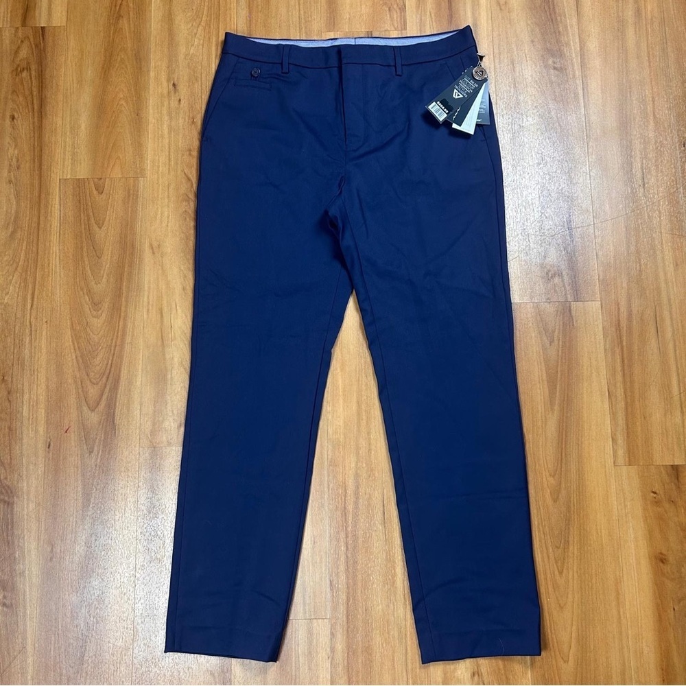 Charles Vane London Men’s Tailored Fit Dress‎ Trousers Navy Size 86.5R-34R